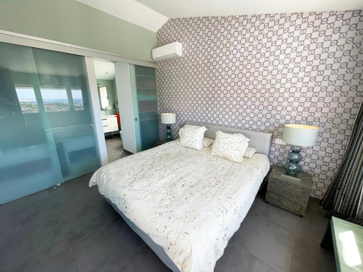 Luxury Villa Morelli With Seaview & Heated Pool ماسبالوماس المظهر الخارجي الصورة