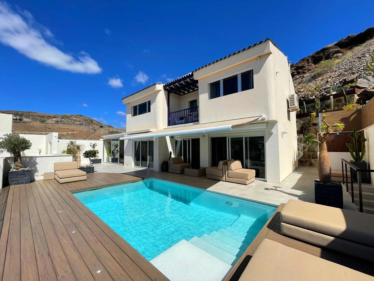 Luxury Villa Morelli With Seaview & Heated Pool ماسبالوماس المظهر الخارجي الصورة