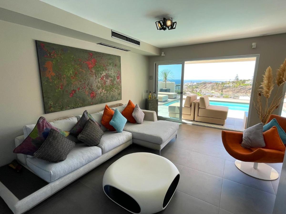 Luxury Villa Morelli With Seaview & Heated Pool ماسبالوماس المظهر الخارجي الصورة