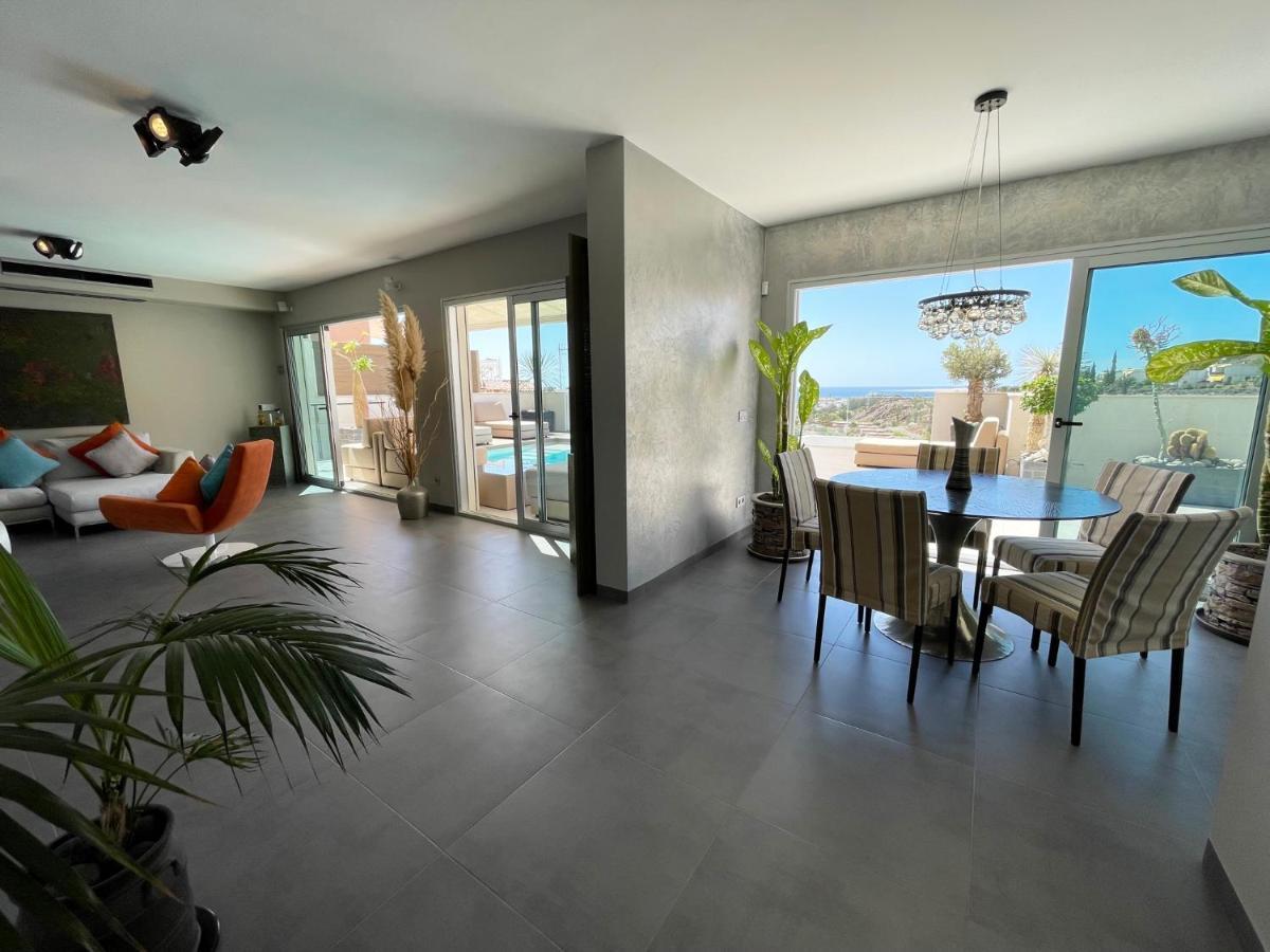 Luxury Villa Morelli With Seaview & Heated Pool ماسبالوماس المظهر الخارجي الصورة