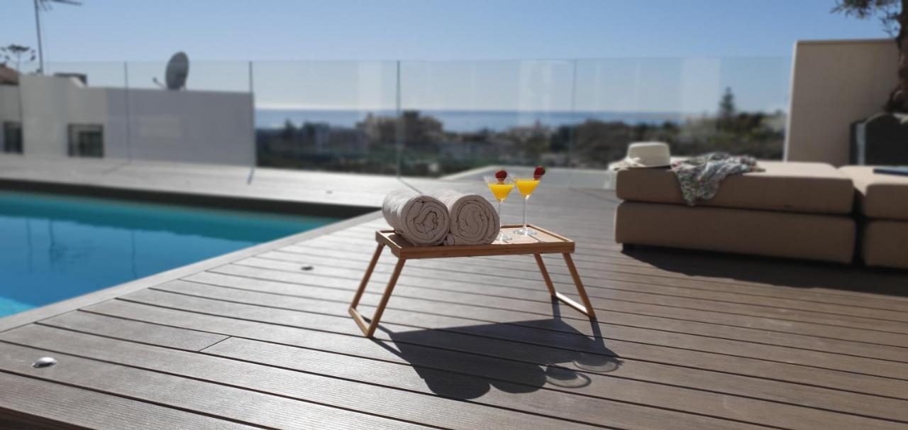 Luxury Villa Morelli With Seaview & Heated Pool ماسبالوماس المظهر الخارجي الصورة